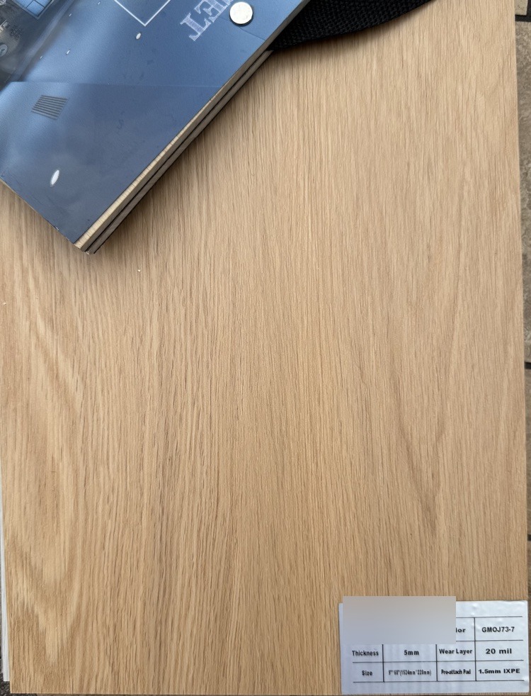 6.5 mm SPC flooring sample